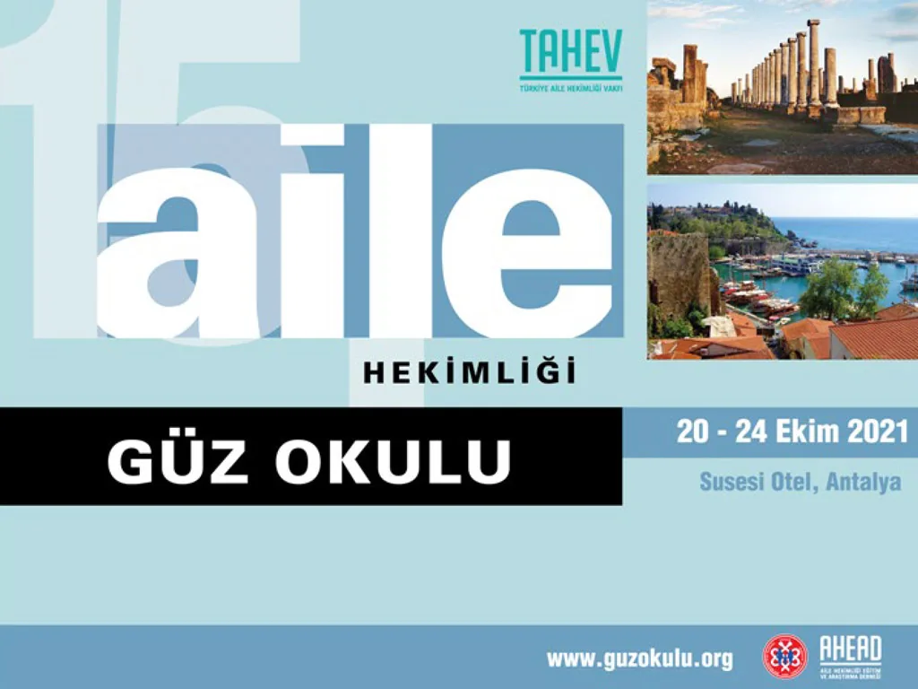 15.Aile Hekimliği Güz Okulu Sunumları