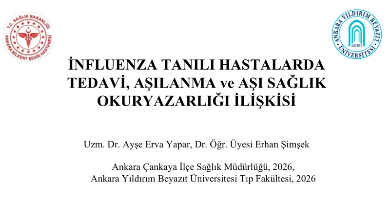 İnfluenza Tanılı Hastalarda Tedavi, Aşılanma Ve Aşı Sağlık Okuryazarlığı İlişkisi